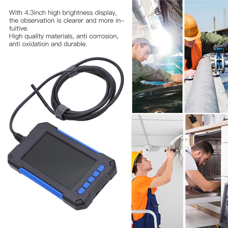 P40 5.5mm HD Industrial Endoscope with 4.3in Screen Waterproof for