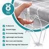 16PCS Table Cloth Clip For 20-35MM Tables, Clear Plastic Tablecloth