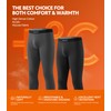 DAVID ARCHY Men’s Lightweight Thermal Underwear - Breathable Comfort for