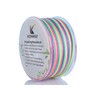 KONMAY 1.5mm Rainbow Nylon String with Case for Bracelets,53 Yards