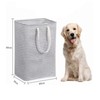 2 Pcs Laundry Basket 75 Litres Waterproof Lining Dirty Clothes