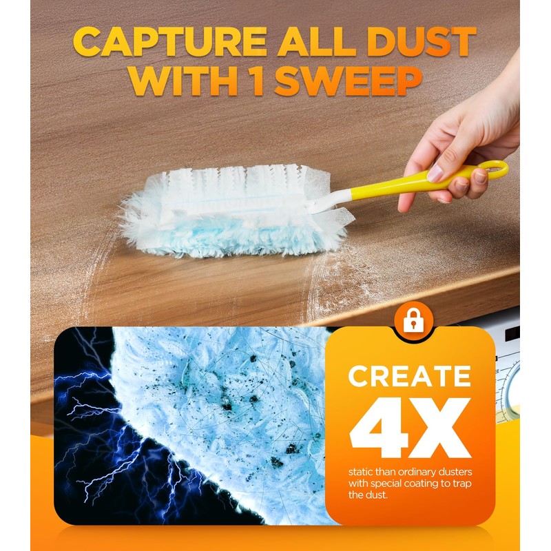 30 Count Duster Refill for Swiffer Duster with 1 Handle,