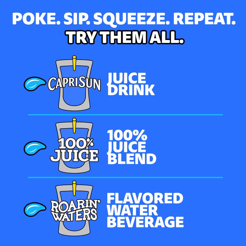 Capri Sun Fruit Punch Ready-to-Drink Juice (40 Pouches, 4 Boxes