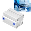 Pneumatic Air Cylinder Thin Double Action Aluminium Alloy Industrial Supplies
