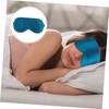 TOVINANNA Comfortable Silk Eye Mask Peacock Blue Sleeping Aid Blindfold