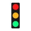 BBMI Remote Control Traffic Light, Red Yellow Green LED Wall