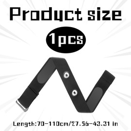 Heart Rate Monitor Chest Strap Heart Rate Monitor Chest Replacement Strap Adjustable Sport HRM Soft Belt Replacement Chest Strap for Garmin Polar H10 Wahoo CooSpo
