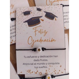 30 Pulseras De Graduación Ajustables, Venta Mayoreo