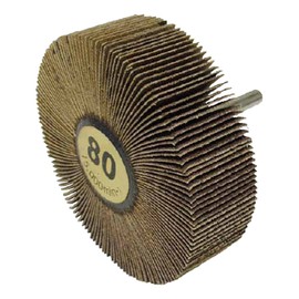 Yanase Flap Wheel with Shaft 80# YUF8025 (Pack of 5)