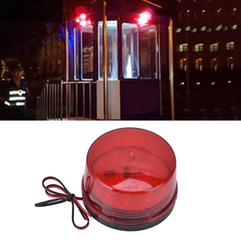 1PC LED Flashing Lamp, Security Alarm Strobe Signal Warning Light,