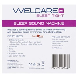 Welcare Sleep-Tight Sleep Sound Machine,