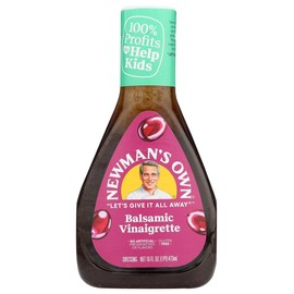 Newman's Own Balsamic Vinegar Salad Dressing 16 oz (Pack of 6)