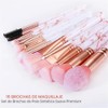 DUAIU Juego de Brochas de Maquillaje 16Pcs Pinceles de Maquillaje