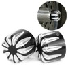 Pair of Motorcycle CNC Aluminum Axle Nut Cap Cover Water