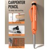Nicpro Upgraded 3-IN-1 Carpenter Pencils Set with Finger Grip, 1Pcs
