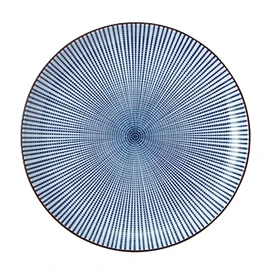 Showa Ceramics Sentan Tokusa 8.0 Plates, Diameter 10.9 x 1.2 inches (25.2 x 3 cm), Mino Ware, Made in Japan, Dishwasher Safe