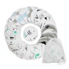 Minkissy Makeup Remover Cloths 12 Pack Soft Pure Cotton Pads