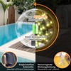 Charmofun Solar Pool Lighting Floating Pack of 2 Inflatable Solar