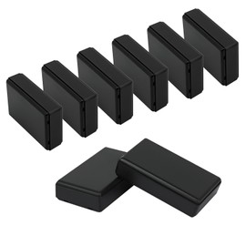 HoHaing Project Box 8 Pieces Electrical Box Small Junction Box ABS Plastic Enclosure Power Electronic Case Black 2.76" x 1.65" x 0.71"(70 x 42 x 18mm)