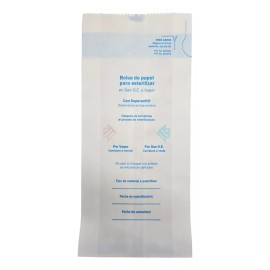 ESPECIALISTAS EN ESTERILIZACION Y ENVASE Bolsa De Papel Para Esterilizar 12x26x4cm. Par028 C/1000 Pz