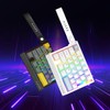 A.JAZZ AK029 Wired One-Handed RGB Gaming Keyboard,29-Key Layout with Magnetic