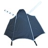 Drachenhaut 2-in-1 Cyclist Rain Cover (Black with Reflective Detailing, Plus