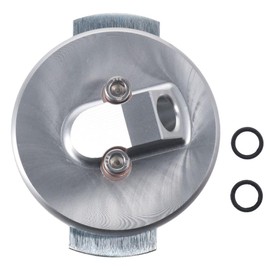 BYOBYO Dipstick Adapter Repair Kit, F4TZ-6753-A F4TZ-6751-B Silver Adapter Replacement Car Accessories Parts for Ford 7.3L Powerstroke, for F250, for F350, for F450, for F550