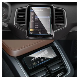 Ruiya Volvo Screen Protector for Volvo XC90/XC60/XC40 8.7" & AC Display Touchscreen 9HD Tempered Glass Compatible with (2016-2024) Volvo XC90/(2018-2024) XC60 /(2019-2024) XC40 Accessories(2Packs) ﻿