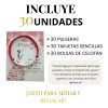 30 Pulseras Virgen Decenario Recuerdo Para Xv Años
