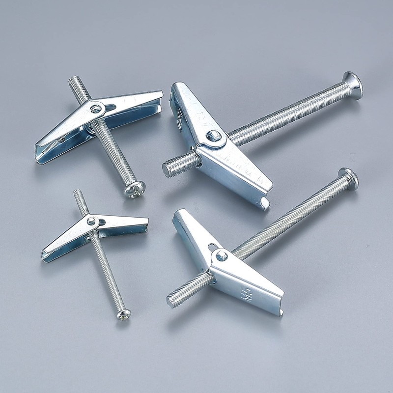 Toggle Dowels and Drywall Screws Set, 32 Pieces M3/M5/M6 Toggle