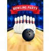 Olivia Samuel 20 x Bowling Party Birthday Invitations - Kids
