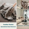 Feather Duster, Feather Dusters for Cleaning Ddzmz Fluffy Natural Genuine