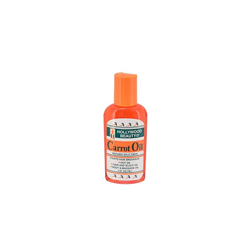 Hollywood Beauty Carrot Oil Repairs Damage Hair & Split Ends
