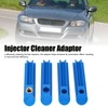 4PCS Fuel Injector Nozzle Flush Cleaner Adapter Universal Cleaning Tool
