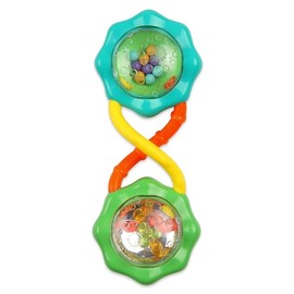 Bright Starts Rattle & Shake Juguete de Mancuerna, Edades 3 Meses en Adelante Verde