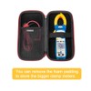 RLSOCO Hard Case for Fluke 302+/323/301D/325/324 Clamp Meter & Works