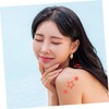 MERRYHAPY 500piezas Pegatinas Corporales De Unidades Bronceadoras Para Autoadhesivas