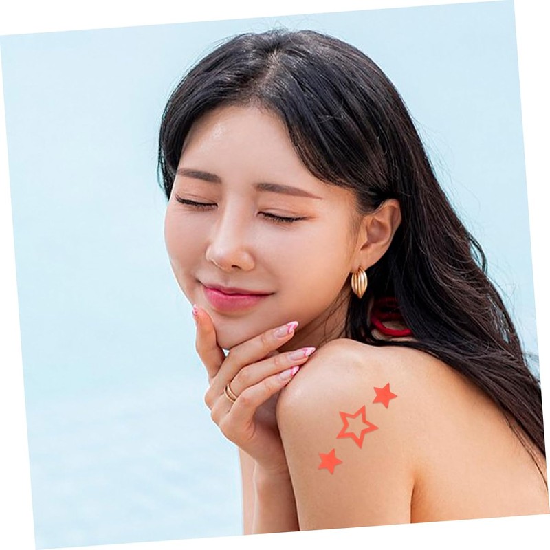 MERRYHAPY 500piezas Pegatinas Corporales De Unidades Bronceadoras Para Autoadhesivas