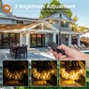 addlon 31FT (25+6) Solar String Lights with Remote, 13 Shatterproof