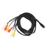 Mini DIN to 6 RCA Cable 9 Pin Clear Signal