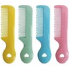 Baby Grooming Styling Tools, 4 Pcs Round Tip Bristles Combs