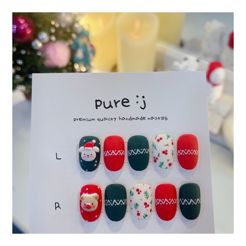 Pure J [x-mas collection] Graffiti pattern Santa dog - Paddy