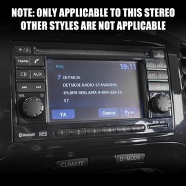 JESTOP Radio Volume Control Knob for Nissan, Volume Stereo Tuner Control Knob Dial Tuner, Replacement Radio Knob Button Cover Cap Protective Cover for Nissan Qashqai-Juke- X-Trail-Note-MICRA