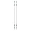 Jenzi Titanium Leaders with Safety Swivel and Scandic Snap 15kg