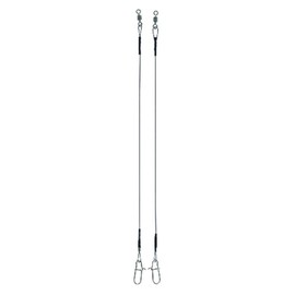 Jenzi Titanium Leaders with Safety Swivel and Scandic Snap 15kg 23cm