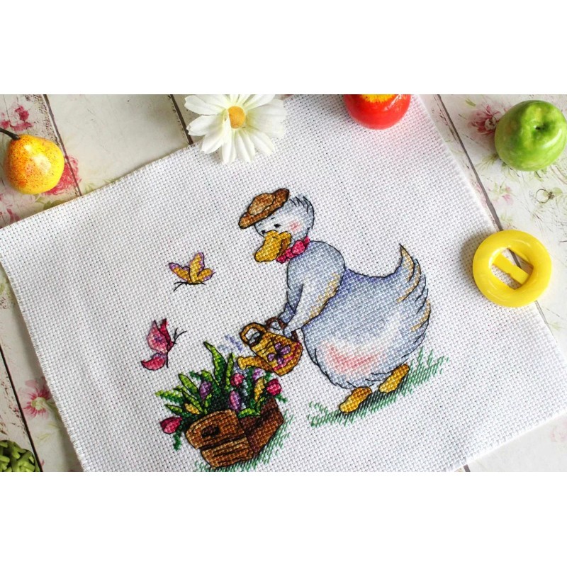 MP Studia Gardening SM-439 MP Studia Counted Cross Stitch Kit