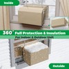 Forestchill 2 Pcs Window Air Conditioner Cover for U-shaped Window
