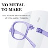 Gr8Sight Metalless Screwless Spring Hinges Reading Glasses 6 Pack Ladies