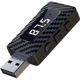 【2026 Latest Evolution Model】Car FM Transmitter Bluetooth 5.2 Connects to USB Port, SD Card Compatible, Two Music Playback Modes, Easy Connection, Japan MIC Certification Acquired