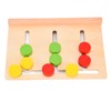 Wooden Slide Puzzle Children Funny Color Sorting Matching Logic Game
